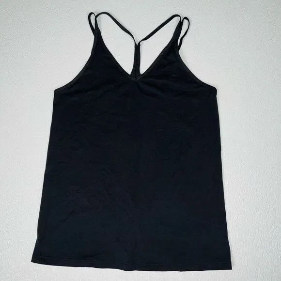 Athleta Strappy Back Yoga Tank Top Black Size XS - Picture 3 of 11